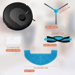 Geschikt voor de robotstofzuigers Ultenic D10, T10 Lite, Proscenic Q8/Q8 Max en Dreame Mova E10. — thumbnail 3