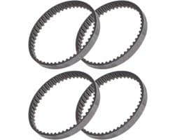 Vervanging Korte Riem - Aandrijfriem Stofzuiger - Stofzuiger Onderhoud - Exacte Compatibiliteit - 3 x 3 x 1 cm - Zwart