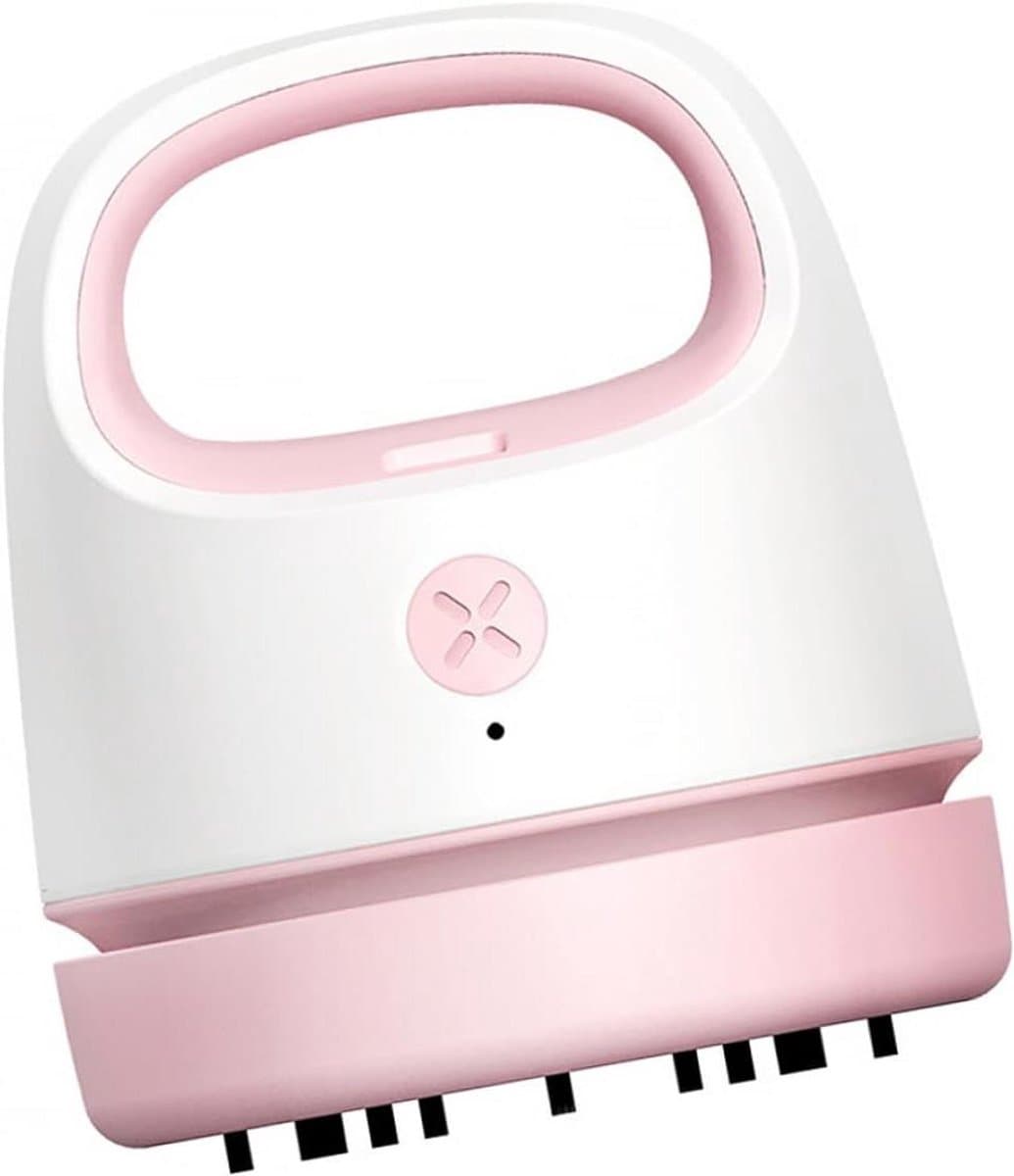 Mini Stofzuiger - Bureau Reiniger - Snel Opruimen - Draadloos Oplaadbaar - 99 cm - Roze — afbeelding 1