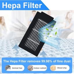 Geschikt voor Ecovacs Deebot T50 Pro Omni/T50 Omni Gen2/T50 Omni/T50 stofzuigeraccessoires: reinigingspad, HEPA-filter, stofzuigerzak — thumbnail 2