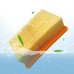 Platgeplooid filter compatibel met Karcher MV4 MV5 MV6 WD4 WD5 WD6 — thumbnail 3