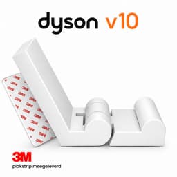 Trigger Vergrendeling Geschikt voor Dyson V10 – Trigger Lock voor Steelstofzuiger – Handvrij Stofzuigen – Ergonomische Triggerhouder – Eenvoudige Montage – Wit — thumbnail 2