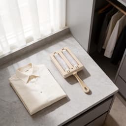 Handmatige tapijt veger - Kruimelreiniger roller - Snel oppervlak reinigen - Met handige opvangbak - 26 cm lengte - Paars — thumbnail 3