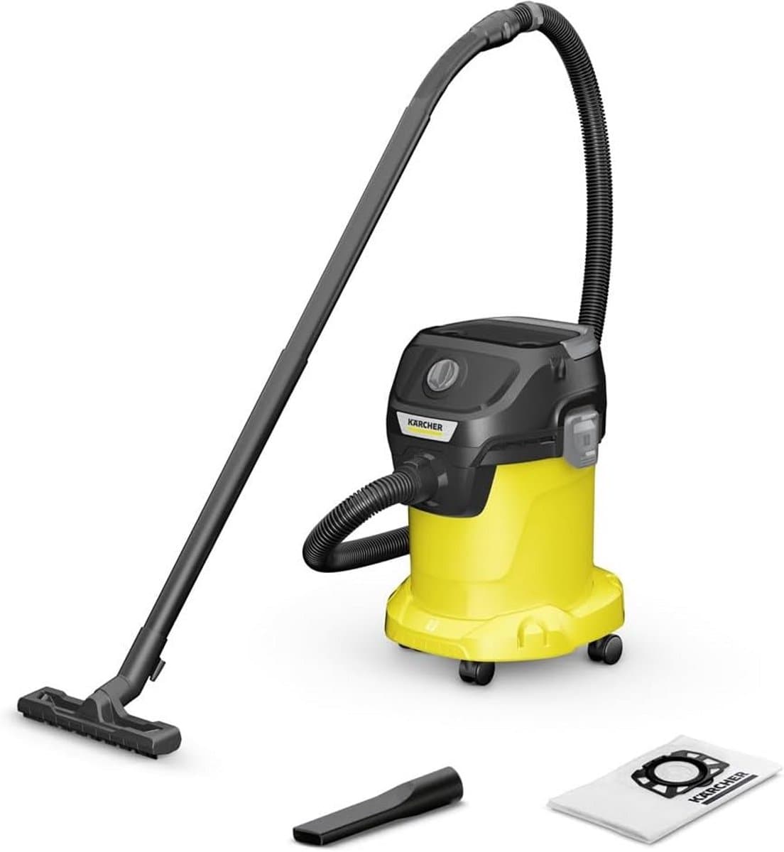 K?rcher KWD 3 V-17/4/20/F 17 l Trommel-Vakuum Trocken&Nass 1000 W Staubbeutel (1.628-442.0) — afbeelding 1