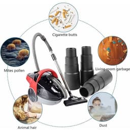 Stofzuigerslangadapter- stofzuigeraccessoire- voor stofzuiger- zaag- schuurmachine - omwikkeling - 4 stuks — thumbnail 5