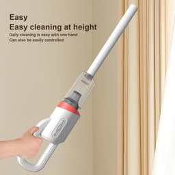 Draadloze Stofzuiger - Steelstofzuiger Oplader - Snel Huis Schoonmaken - Lichtgewicht Draagbaar - 114 cm - Oranje — thumbnail 3