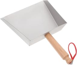Stofblik Bureau - Mini Stoffer - Kleine Ruimtes Schoon - Roestvrijstalen Oppervlak - 21.5 cm Lengte - Metaal — thumbnail 5