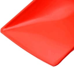 Stofblik Bureau - Plastic Handpan - Huishoudelijk Gebruik - Dieper Concaaf Ontwerp - 35 x 19 cm - Rood — thumbnail 4