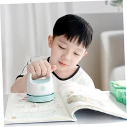 Tafelstofzuiger - Mini stofzuiger - Bureau schoonmaken - USB oplaadbaar - 9.9 cm - Blauw — thumbnail 3