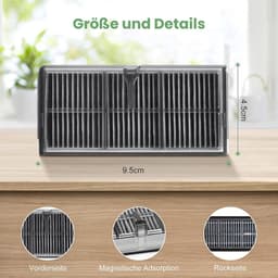 10 stuks HEPA-filteraccessoires-voor Dreame L10s Ultra Gen 2 / X40 Ultra / X40 Master / L40 Ultra / L10s Pro Ultra / X30 Ultra / L10s Ultra Gen 3 stofzuiger-actieve koolstoffilter-reserveonderdelen — thumbnail 4