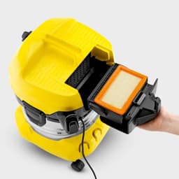 8 stuks - 6 zakken + 2 filters - Vervangende stofzakken en filterset compatibel met Karcher MV4 MV5 MV6 WD4 WD5 WD6 stofzuigers voor professioneel gebruik — thumbnail 2