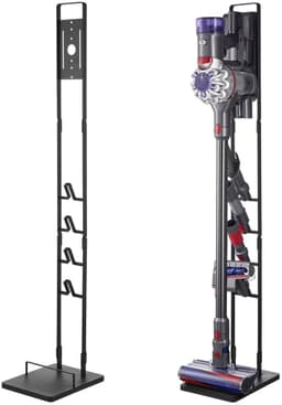 Cherrys Finds - Stofzuiger Standaard - Stofzuigerstandaard Dyson - Stofzuigerstandaard Dyson En Andere Stofzuigers - Stofzuigerstandaard Voor Dyson - Stofzuiger Houder - Stofzuigerhouder - Stofzuiger Rek - Opbergstandaard - Mat Zwart — thumbnail 1