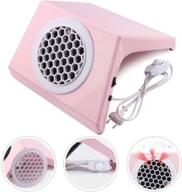 Nailstofzuiger - Nagel Afzuiger - Nagelstudio Gebruik - Krachtige Zuigkracht - 100W - Roze — thumbnail 5