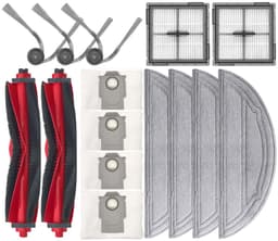 15 stuks accessoires - inclusief 2 hoofdborstels, 4 dweilpads, 3 zijborstels, 2 HEPA-filters, 4 stofzakken - Voor Roborock Q10 S5+ /Q10 S5/Q10 x5 /Q10 x5+ robotstofzuiger — thumbnail 1