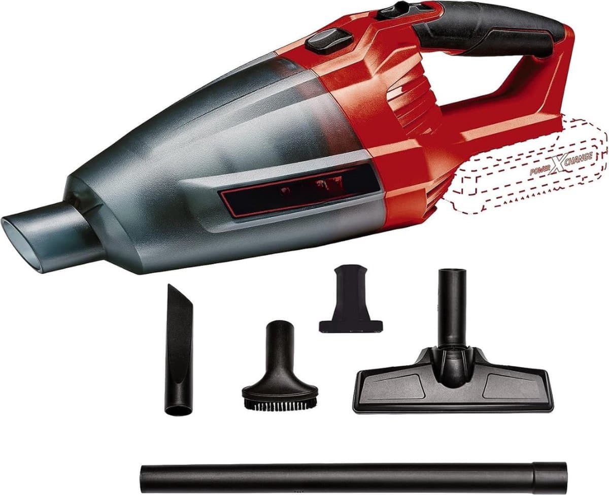 Accu Kruimeldief TE-VC 18 Li-Solo Power X-Change, Li-Ion, 18 V, 540 ml stofafzuiging, incl. 3 sproeiers, verlengstuk, muurbeugel, zonder accu en oplader, Zwart — afbeelding 1