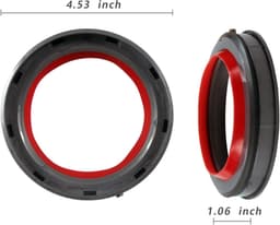 Vaste afdichtingsring voor de stofbak - Siliconen afdichtingsring voor de bodem van de stofbak - Geschikt voor Dyson V11 V15 SV14 SV15 SV22 stofzuigers - Vervangingsonderdeel + T8-schroevendraaier — thumbnail 5