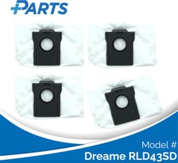 Dreame RLD43SD Stofzakken (4 Stuks, Plus.Parts® alternatief voor RDB17) — thumbnail 1