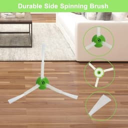 Accessoirekit - geschikt voor iRobot Roomba I7+/I3+/I5+/I6+/J7+/J8+/E5 E6 E7 - 2 rubberen borstels + 6 zijborstels + 6 filters + 6 stofzakken + 1 schroevendraaier + 1 kleine gele borstel - 22 stuks — thumbnail 3