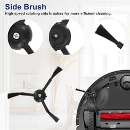 Accessoireset geschikt voor Roborock Qrevo Curv, Edge, S5V & S5X - 17-Delig - Inclusief Rubberen Hoofdborstel, HEPA Filters, Dweilpads & 3L Stofzakken - Vervangingsonderdelen Kit — thumbnail 2