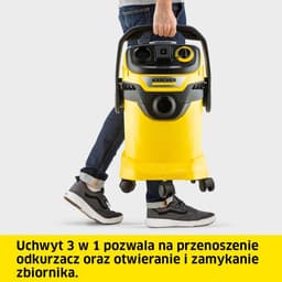 Krachtige Nat- en Droogzuiger 25L - Multifunctionele Bouwstofzuiger met Blaasfunctie — thumbnail 2