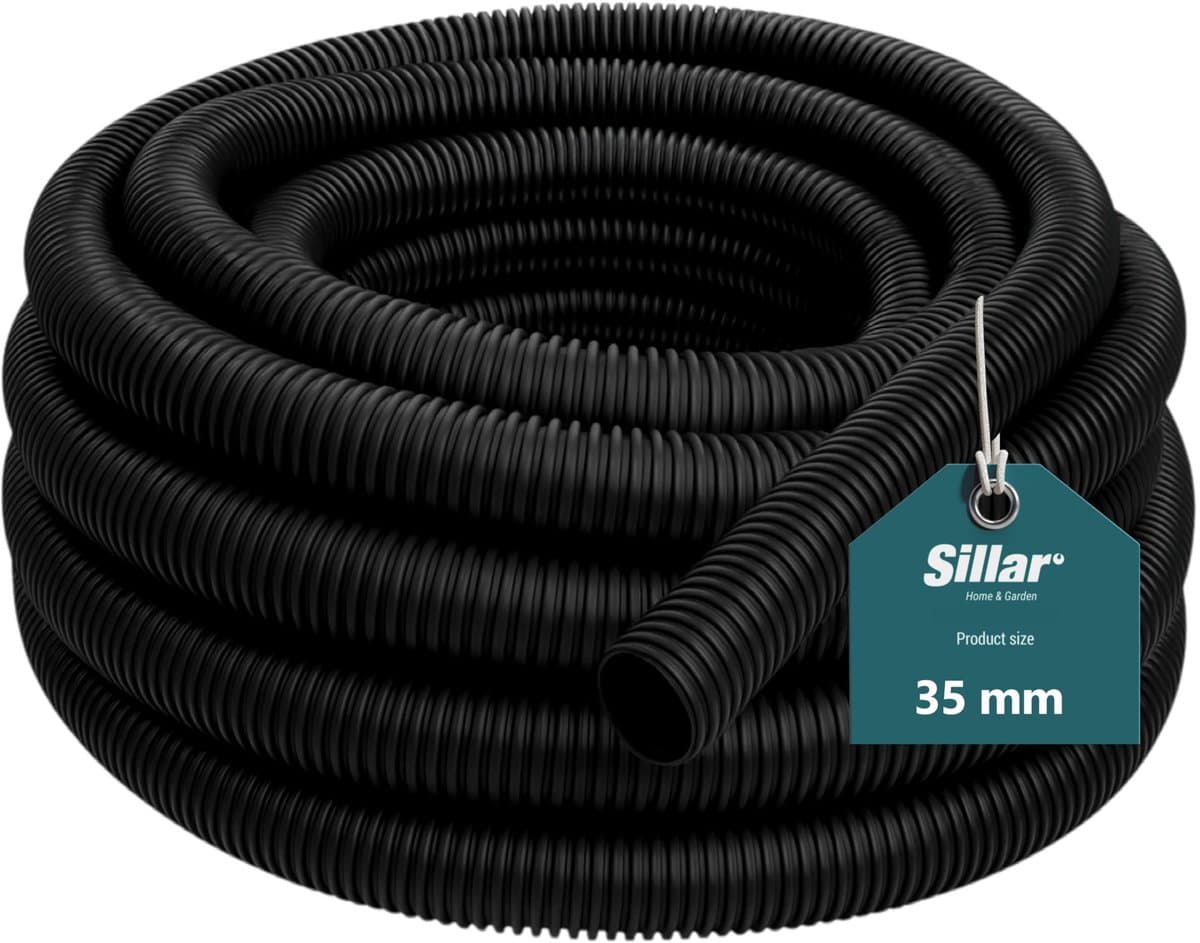 Sillar Stofzuigerslang 35mm - Universele Zuigslang voor Stofzuiger – Flexibele – Op Lengte - 1m — afbeelding 1