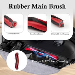 20-delige Accessoireset - Geschikt voor Roborock Q10 S5, S5+ & X5 - Complete Onderhoudskit - Inclusief Hoofdborstel, HEPA Filters, Dweilpads & Stofzakken - Robotstofzuiger Reserveonderdelen — thumbnail 4