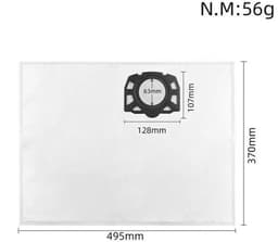 10-delige Stofzuigerzakken Set - Geschikt voor Kärcher WD2 Plus, WD3, WD3S, WD3V & SE4001 - 3-Laags Synthetisch Vlies - Scheurvaste Stofopvangzakken Geschikt voor Bouwstofzuiger - KWD 1/2/3 Onderhoudskit — thumbnail 4