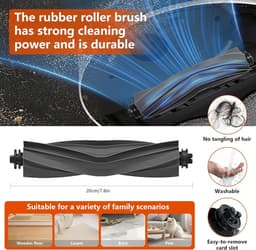 PolkaHome® Complete Accessoireset geschikt voor Dreame L10s Ultra, L10 Ultra, L10s Pro, L10s Pro Gen 2, L10 Prime, L10 Pro & Xiaomi X10+, X20+... Hoofdborstel, Filters, Stofzakken, Zijborstels en Dweilpads. Onderdelen — thumbnail 5