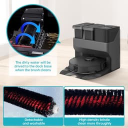 Reserveaccessoires - geschikt voor Roborock S7 MaxV Ultra, S7 Pro Ultra, 2 hoofdborstels, 4 filters, 6 zijborstels, 4 dweildoeken, 6 stofzakken, 1 borstelreinigingsgereedschap — thumbnail 4