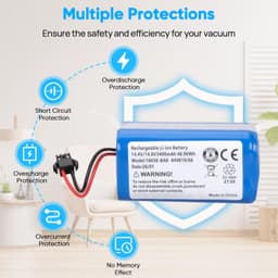 Stofzuigeraccu - 14,4V - 3400mAh - Lithium-ion — thumbnail 4