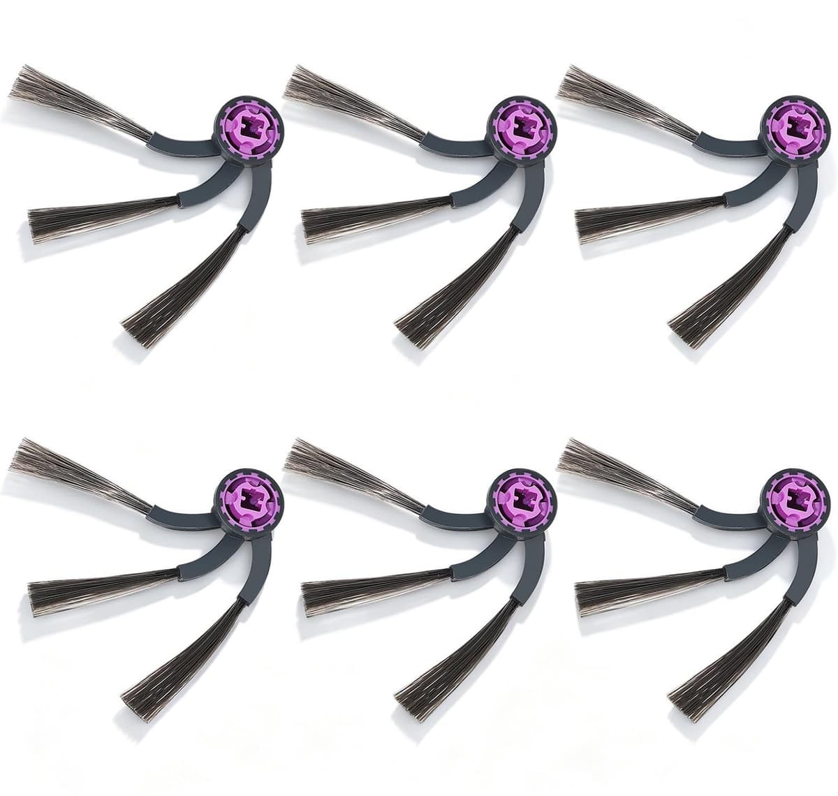 Zijborstelset - 6 stuks - voor Eureka J15 Max Ultra — afbeelding 1