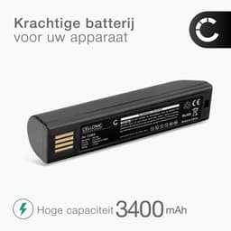 Stofzuigeraccu - 3400 mAh - 3,7 V - Lithium-ion — thumbnail 2