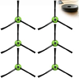 Zijborstels voor robotstofzuiger - 6 stuks - Groen — thumbnail 1