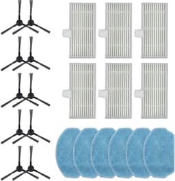 Vervangingsonderdelen voor de filters en zijborstels van de EICOBOT BR150 robotdweil, enz. — thumbnail 1