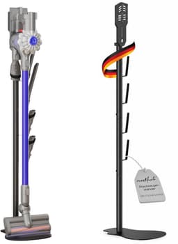 Universele stofzuigerhouder, compatibel met,,,,,,, vloerstandaard, accessoirestandaard, zwart — thumbnail 1