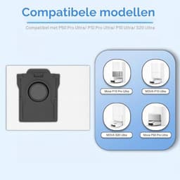 10 Stofzuigerzakken voor Dreame L10s/L20/L40/X40/X50/X60 Ultra, D10 Plus Gen 2, Aqua10, Mova P10 Pro/V50/S20 Ultra - Vervangende Stofzakken — thumbnail 3