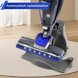 Draadloze Stofzuiger - Schoonmaak Hulp - Huishoudelijk Reinigen - 4-in-1 Functionaliteit - 0.8 Liter - Rood — thumbnail 4
