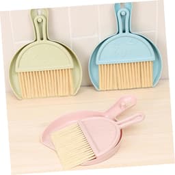 Mini Veegset - Stoffer en Blik - Bureau Schoonmaken - Compact Ontwerp - 3 Sets - Diverse Kleuren — thumbnail 2