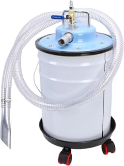 Pneumatische Stofzuiger - Nat Droog Vacuüm - Werkplaats Reinigen - Luchtaangedreven Zuigkracht - 20 Liter Tank - Zilver — thumbnail 5
