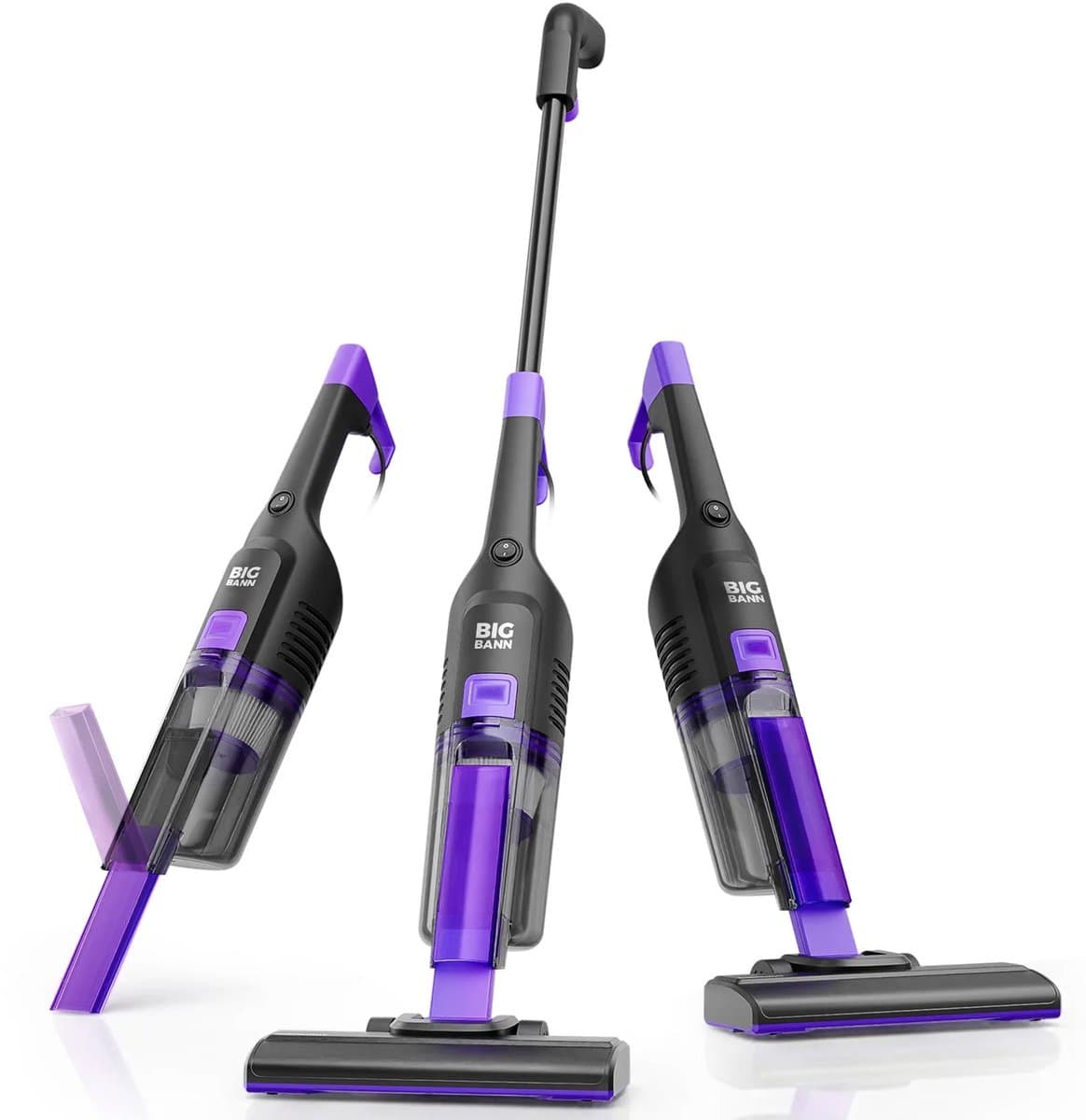 Zerova Steelstofzuiger met Snoer - 400W - Kruimeldief - 3 Opzetstukken - 3-in-1 Multifunctionele Stofzuiger - Zonder zak op accu — afbeelding 1