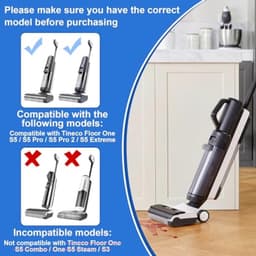 PromoHome Borstelroller en Filter Set voor Tineco Floor One S5 / S5 Pro / S5 Pro 2 / S5 Extreme - 2 Rollen + 2 HEPA Filters + Reinigingsborstel — thumbnail 5