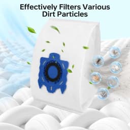 6 Stofzuigerzakken met 4 Filters Compatibel met Miele GN Serie S2 S4 S5 S6 S8, Complete C2/C3, Classic C1 - Inclusief Borstel — thumbnail 4