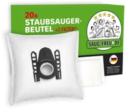 SnelShoppen - 20 Stofzuigerzakken voor ALDI en LIDL Stofzuigers, Compatibel met SI 150, SI 200, W5, Aquapur, Hoogwaardige stofopvang, Ideaal voor huis — thumbnail 3