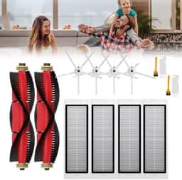 Accessoires voor robotstofzuigers Xiaomi RoboRock S5, S6, S5 Max, S6 MaxV, S6 Pure - 14-delige set inclusief filters en borstelkoppen - Afneembare hoofdborstelset — thumbnail 5
