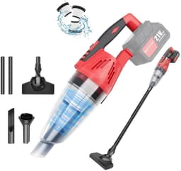 Cellista Draadloze Handstofzuiger 21V - Auto Stofzuiger - Steelstofzuiger - 5500Pa Zuigkracht - Oplaadbare Hoover - 600ml - Met LED Licht en Accessoires — thumbnail 1