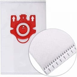 Verpakking met 10 stofzuigerzakken, Geschikt voor Miele Compact C1, C2 3D hoogrendementsstofzuigers S700, S241-S256i, S4000-S4999, roze. — thumbnail 2
