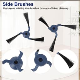 14 stuks - decoratieve accessoires - accessoireset - geschikt voor Eufy X10Pro/omni - 4 stofzakken, 2 schoonmaakdoeken, 2 zijborstels, 3 HEPA-filters, 1 hoofdborstel Borstel, 1 schroevendraaier，1 Klein blauw penseel — thumbnail 2