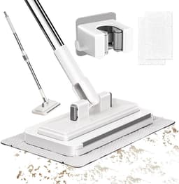 Mini-bezem - Contactloos reinigen - Stof en vuil verwijderen - Automatische clip - 135 cm - Grijs — thumbnail 1