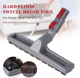 Dailygoody - Harde Vloer Borstelkop - Voor Dyson V6 V7 V8 V10 V11 - Draaibaar Design - Harde Vloeren - Hoge Pick-up Capaciteit - Kunststof - Geschikt ... — thumbnail 4
