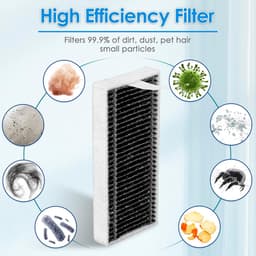 9-delige -1 rolborstel, 2 borstelrollen, 2 zijborstels, 2 stofzakken, 2 HEPA-filters - Voor ECOVACS DEEBOT X8 Pro Omni/ X8 Omni robotstofzuiger — thumbnail 2